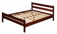 Кровать двуспальная В-1 (СМ 140х200) с основанием ладе в интернет магазине Планета Комфорта Фото derevyannye-krovati кровать двуспальная в-1 (см 140х200) с основанием ладе производитель Марибель