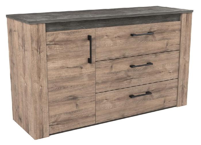 Комод Денвер (веллингтон-камень темный (СБК) ) Комод Денвер (веллингтон-камень темный (СБК) )