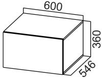 Кухня Модерн NEW шкаф навесной ШГ600г (36) (серый, графит,(SV-мебель)) в Алуште от производителя 