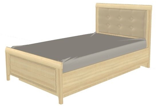 Фото Кровать односпальная Карина КР-1031 (СМ 120х200) с подъемным механизмом от производителя Лером в Алуште по цене 40 130 ₽