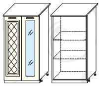Фото kukhonnye-shkafy-so-steklom кухня диана-4 прованс шкаф 600 (кш-1) производитель Фант-мебель