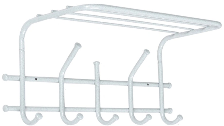 Фото Вешалка с полкой Эра 5 от производителя Завод металлических изделий в Алуште по цене 570 ₽