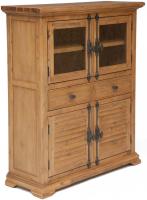 Витрина малая Avignon PRO-L05 (натуральный с патиной, натуральный с патиной (Tetchair) ) в Алуште от производителя в интернет магазине Планета Комфорта Витрина малая Avignon PRO-L05 (натуральный с патиной, натуральный с патиной (Tetchair) ) в Алуште от производителя