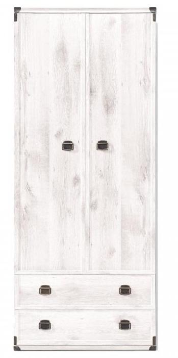 Шкаф Индиана JSZFN2D2S (80) двухдверный (с полками) (сосна каньйон, сосна каньйон,(Black Red White (БРВ))) Шкаф Индиана JSZFN2D2S (80) двухдверный (с полками) (сосна каньйон, сосна каньйон,(Black Red White (БРВ)))