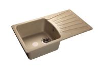 Мойка Granfest GF-S850L (ГР 850х495хh200) (шир.ящ.min 500) (Цвет мойки светло-розовый) в Алуште от производителя 