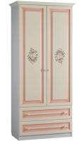 Шкаф Алиса (97) двухдверный с ящиками  (белый, крем,(Мебельсон)) в Алуште от производителя 
