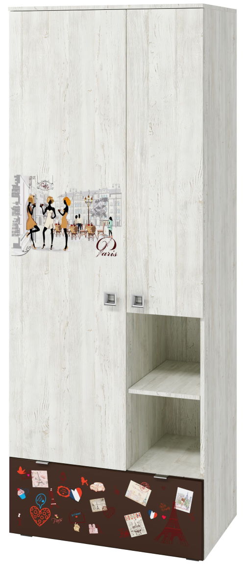 Фото Шкаф Поло (80) двухдверный от производителя Регина в Алуште по цене 12&nbsp;960 ₽