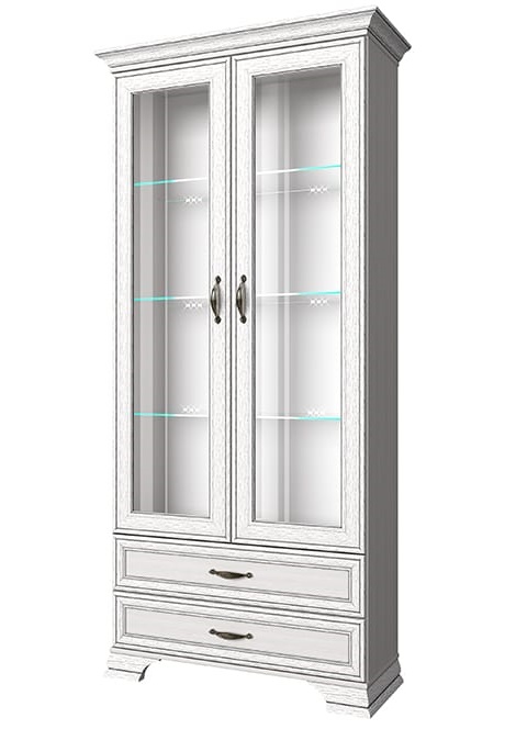 Фото Шкаф с витриной 2V2S Тиффани (Tiffany) от производителя Анрэкс в Алуште по цене 34 770 ₽