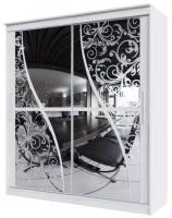 Шкаф-купе №19 Волна (1,5 - 2 двери) в интернет магазине Планета Комфорта Фото shkaf-kupe-v-spalnyu шкаф-купе №19 волна (1,5 - 2 двери) производитель SV-мебель