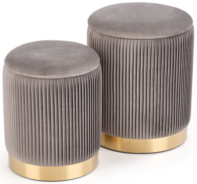 Фото Комплект Halmar Monty (2 пуфа) от производителя Halmar  в Алуште по цене 11&nbsp;440 ₽