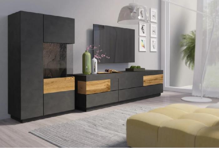 Стенка typ 15 Silke (matera, matera-дуб wotan,(Helvetia)) Стенка typ 15 Silke (matera, matera-дуб wotan,(Helvetia))