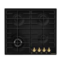 Варочная поверхность газовая 4-х комф. MGHE 64 74 (590х520) (Материал Стеклокерамика , Цвет Черный) в Алуште от производителя в интернет магазине Планета Комфорта Варочная поверхность газовая 4-х комф. MGHE 64 74 (590х520) (Материал Стеклокерамика , Цвет Черный) в Алуште от производителя