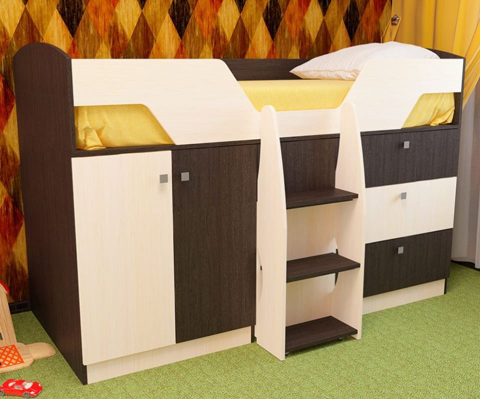 Фото Кровать детская Лимбо (СМ 80х180) от производителя Пирамида в Алуште по цене 19 480 ₽