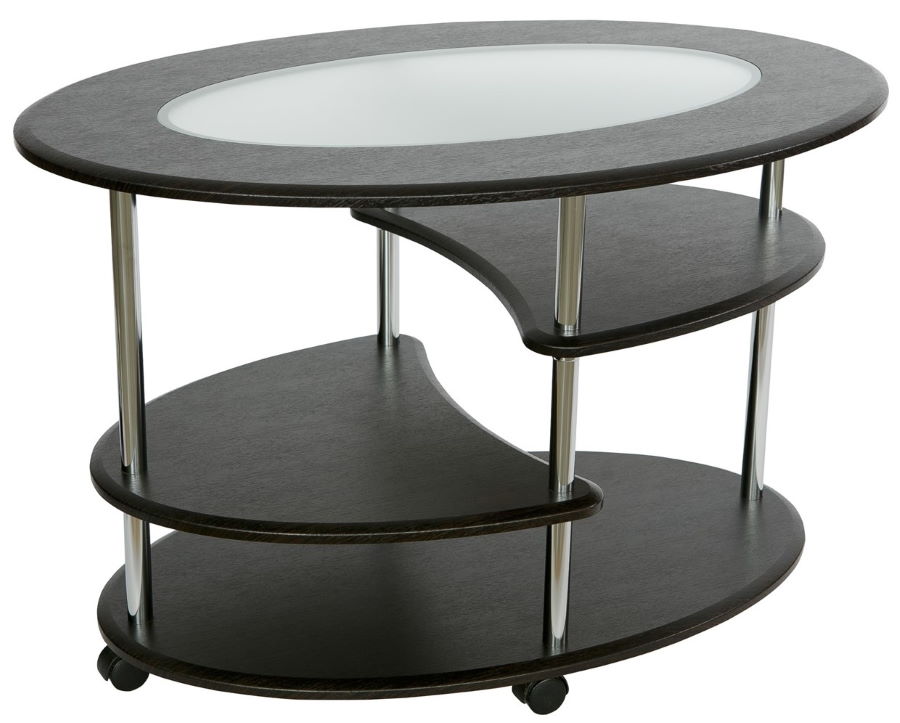 Фото Стол журнальный Эллипс (стекло) от производителя Калифорния в Алуште по цене 9&nbsp;060 ₽