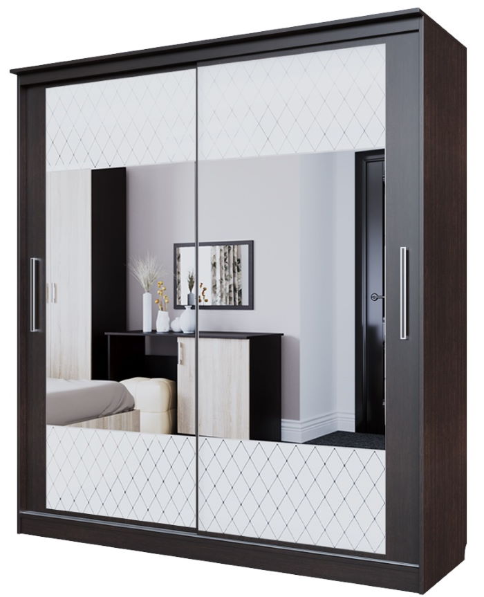 Фото Шкаф-купе №19 Классик белый (2,0 - 2 двери) от производителя SV-мебель в Алуште по цене 46 560 ₽