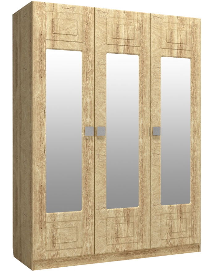 Фото Шкаф трехстворчатый Анастасия АН-3К с зеркалом от производителя Компасс в Алуште по цене 47 690 ₽
