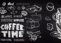 Фото  стеновая кухонная панель мел производитель SV-мебель