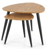 Фото stoly-zhurnalnye комплект halmar nicea 2 (2 стола журнальных) производитель Halmar 