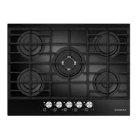 Варочная поверхность газовая 5-ти комф. MGHG 75 13 (690х520) (Материал Стеклокерамика , Цвет Черный) в Алуште от производителя в интернет магазине Планета Комфорта Варочная поверхность газовая 5-ти комф. MGHG 75 13 (690х520) (Материал Стеклокерамика , Цвет Черный) в Алуште от производителя