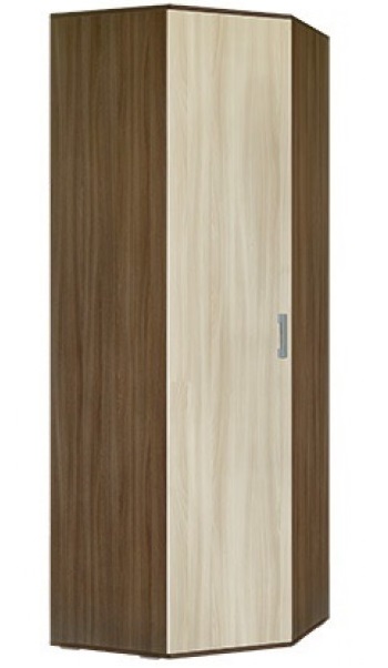 Шкаф Альтернатива (75) угловой (ясень шимо темный, ясень шимо светлый,(Мебель Маркет))