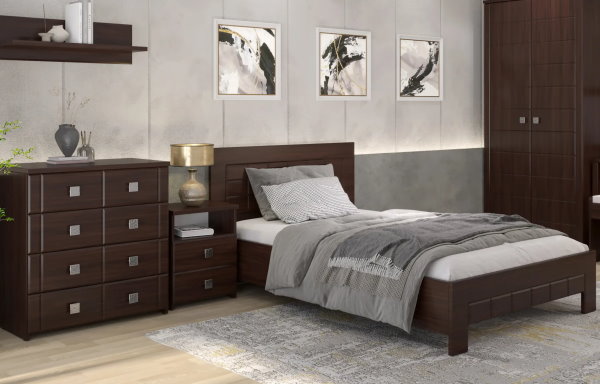 Фото Кровать двуспальная Изабель ИЗ-712К (СМ 160х200) без основания от производителя Компасс в Алуште по цене 20&nbsp;320 ₽