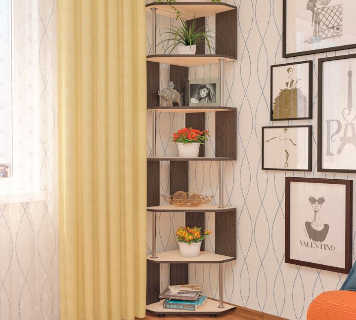 Фото Стеллаж угловой СПУ-3  от производителя Пирамида в Алуште по цене 4 800 ₽