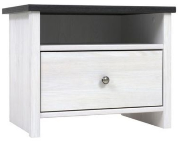 Фото Тумба прикроватная Порто KOM1S/50 от производителя Black Red White (БРВ) в Алуште по цене 5 960 ₽