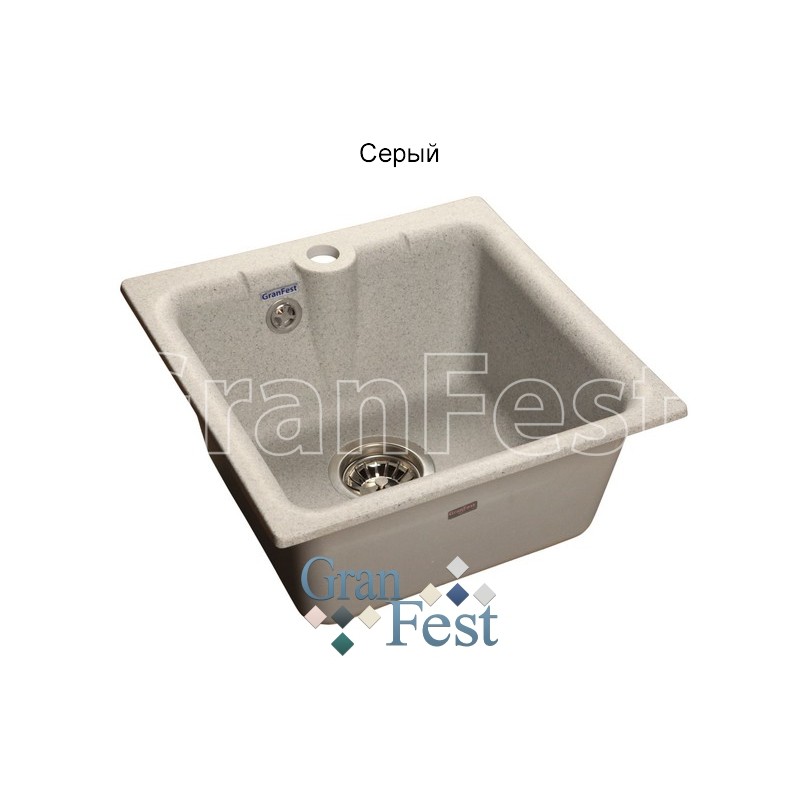 Фото Мойка Granfest GF-P420 (ГР 420х420хh200) (шир.ящ.min 400) от производителя Granfest в Алуште по цене 3 680 ₽