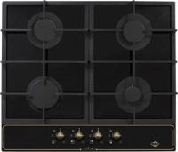 Варочная поверхность газовая 4-х комф. PG-612 (590х515) (Материал Стеклокерамика , Цвет Черный) в Алуште от производителя в интернет магазине Планета Комфорта Варочная поверхность газовая 4-х комф. PG-612 (590х515) (Материал Стеклокерамика , Цвет Черный) в Алуште от производителя