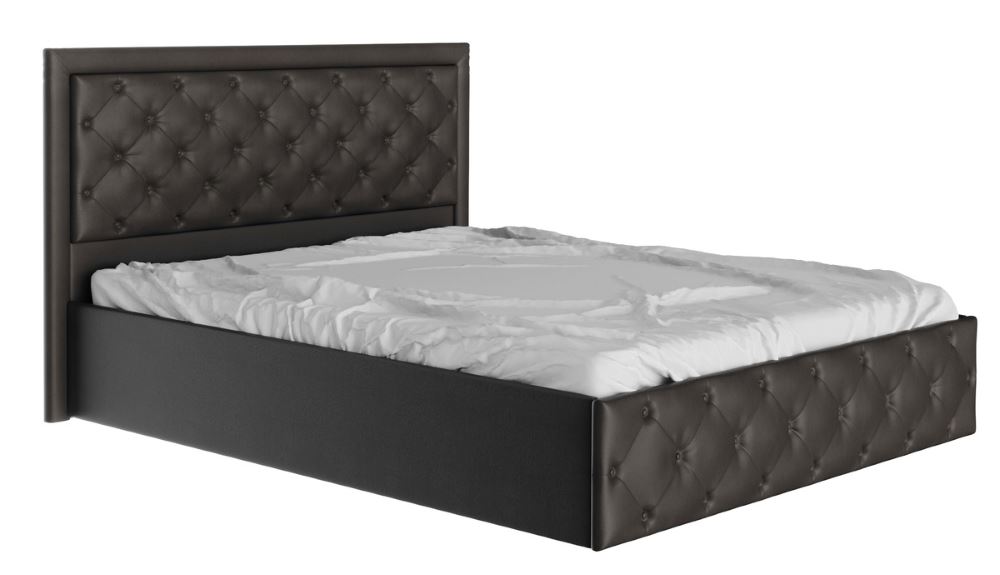 Фото Кровать двуспальная Мишель (СМ 160х200) с подъемным механизмом (пуговицы) от производителя Бон-мебель в Алуште по цене 33&nbsp;480 ₽