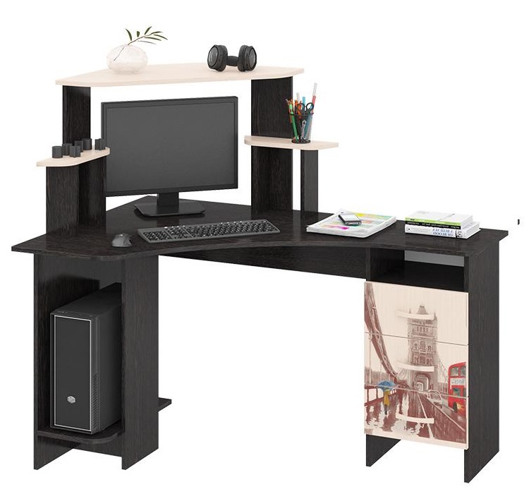 Фото Стол компьютерный Бумеранг-3Н(М) (Л) от производителя ТриЯ в Алуште по цене 15&nbsp;410 ₽