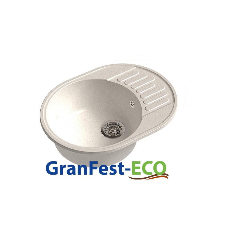 Фото Мойка Granfest eco-58 (ГР 620х480хh200) (шир.ящ.min 600) без сифона от производителя Granfest в Алуште по цене 3 020 ₽