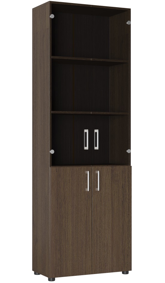 Фото Шкаф со стеклом Офис ОФ-303К от производителя Компасс в Алуште по цене 16&nbsp;360 ₽