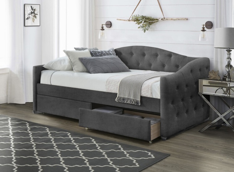 Фото Кровать односпальная Halmar Aloha (СМ 90х200) c ортопедическим основанием от производителя Halmar  в Алуште по цене 54&nbsp;950 ₽