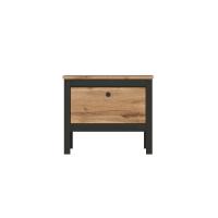 Тумба Loft KOM1K/55 (дуб вотан-черный матовый, дуб вотан (Black Red White (БРВ)) ) в Алуште от производителя 