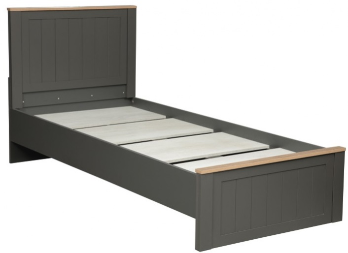 Фото Кровать односпальная Прованс 37.22 (СМ 90х200) комплектуется настилом от производителя Олмеко в Алуште по цене 14&nbsp;860 ₽