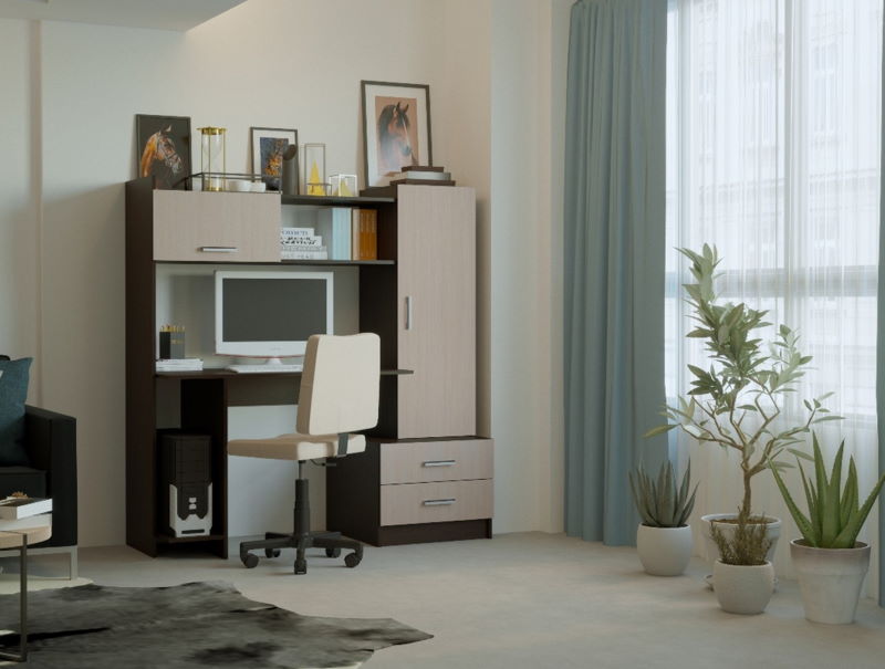 Фото Стол компьютерный ПКС-7 (1,5) от производителя ПАМИР в Алуште по цене 11 440 ₽