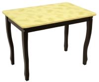 Стол Аир 1 прямоугольный, золотыве листья