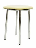 Табурет Т5 ( Обивка стула:кожзам , хром, в ассортименте, квадратное (Европа-Д) ) в Алуште от производителя 