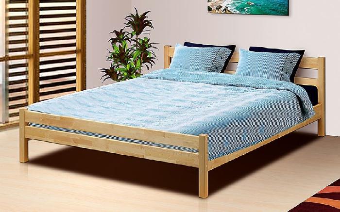 Кровать двуспальная В-1 (СМ 140х200) с основанием ладе ( 140х200 , дерево , лак (Марибель) ) Кровать двуспальная В-1 (СМ 140х200) с основанием ладе ( 140х200 , дерево , лак (Марибель) )