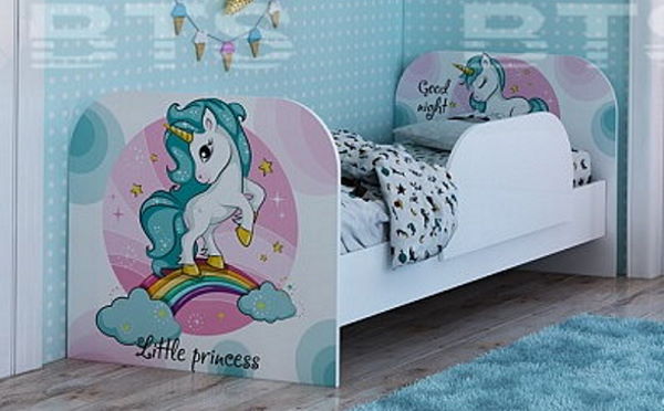 Фото Кровать детская Тойс КР-08 (СМ 80х180) от производителя БТС  в Алуште по цене 10&nbsp;440 ₽