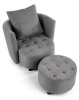 Фото Комплект Halmar Hampton (кресло для отдыха + подставка для ног) от производителя Halmar  в Алуште по цене 48&nbsp;790 ₽