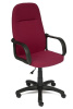 Кресло для персонала Лидер (Leader) (Материал обивки: ткань, цвет обивки: бордо (Tetchair) )