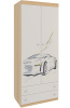 Фото Шкаф комбинированный Форсаж двухстворчатый с ящиками МKF-01 от производителя Мебельсон в Алуште по цене 10&nbsp;300 ₽